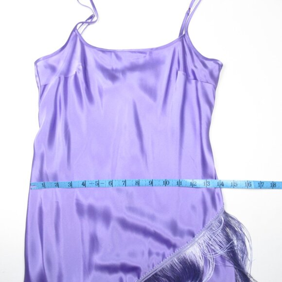 Delfi Collective Cristina Asymmetrical Fringe Dress Lavender Purple - Small - Picture 8 of 10